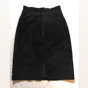 Leather/Suede Skirt